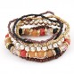 2017 Bohemian Summer Jewelry MutiLayer Beads Bracelets & Bangles for Women Elastic Strand Pulseras Mujer Femme Bijouterie872479176