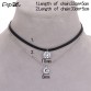 2017 New Arrival Trendy Leather Choker Necklace with Crystal Charm Layer Necklaces & Pendants for Women Girls Gothic Collier32681876440