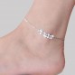 AOJUN 2017 Hot Silver Anklet Fashion Anklets For Women Ankle Bracelets Barefoot Sandals Female Girl Leg Chain Foot Jewelry JL00