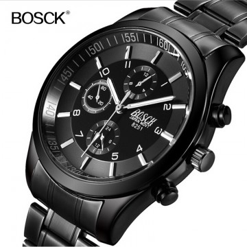 BOSCK Hot Mens Watches Military Army Top Brand Luxury Sports Casual Waterproof Mens Watch Quartz Stainless Steel Man Wristwatch32714809643