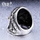 Beier new store 316L Stainless Steel ring high quality  skull ring for men  fashion jewelry BR8-395