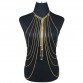 Canlyn Crystal Beads Body Chains Bikini Beach Body Waist Multi Layer Necklace Gold Body Harness for Women32432059027