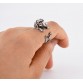Drop Shipping Vintage Love Dachshund Dog Ring Anel Animal Sausage Dog Boho Ring Brass Knuckles Rings For Men Women Fashion32317395196