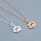 Fashion Cute Pets Dogs Footprints Paw Chain Pendant Necklace Necklaces & Pendants Jewelry for Women Sweater necklace32777287585