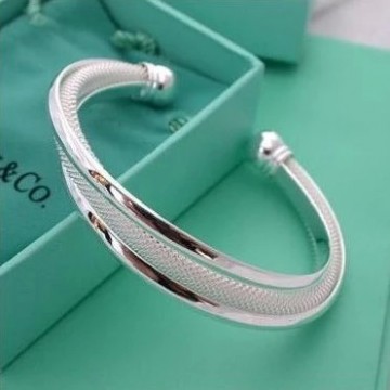 Fashion Women Female Jewelry Elegant Silver Plated Bangles Cuff Bracelets High Quality Gifts Mesh Net Bracelet Pulseira Feminina1883909883