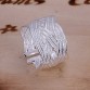 Free Shipping Vintage Love silver ring Big reticulocyte aliancas charm SMTR024855520386