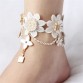Handmade Gothic jewelry white lace women&#39;s anklets women accessories vintage foot jewelry LA-072046278147