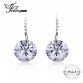 JewelryPalace Round Fashion 8mm 5.0ct Cubic Zirconia Linked Earrings Genuine 925 Sterling Silver 2016 new For Women Fine Jewelry1763094704