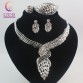 New Arrival African Costume Jewelry Sets  Gold Plated Crystal Wedding Women Bridal Accessories nigerian Necklace Set32387411001