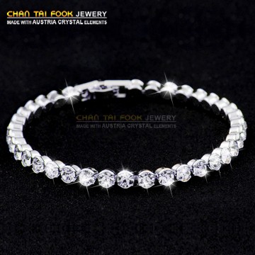 New women fashion CZ diamond bead charm bracelets & bangles Luxury Romantic bracelet Wedding Jewelry Gift32451193292