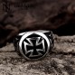 Punk Man Ring Black Titanium Male Ring High Quality Jewelry 316L Titanium Steel Cross Rings For Men Skull Ring32518695089