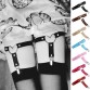 Sexy Vintage Rock Pub Punk Harajuku Garter Belt Rivets Leg Ring Thigh Harness Heart Suspenders Women Girls Gift Body Jewelry32768480434