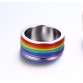 Supply Rainbow Rings Personalized Rings for Men and Women Stainless Steel Selling Ring Stainless Steel Jewelry Wholesale32325203905
