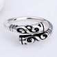 The new Thai silver ring restoring ancient ways is popular men and women high-grade iron ring Great opening ring tail ring