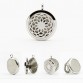 Top Quality  Perfume Locket 316L Stainless Steel Essential Oil Aromatherapy Diffuser Locket Pendant Necklace(send chain as gift)32599590710