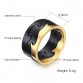 VNOX Exclusive Removable Rings for Men Jewelry Black Stainless Steel Mens Engagement Rings  Gold/Black/Silver Plated32746918129