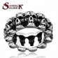 steel soldier - Vintage Punk, Stainless Steel Skull Ring 